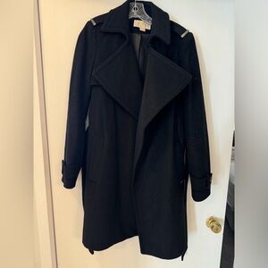 Michael Kors black medium pea coat